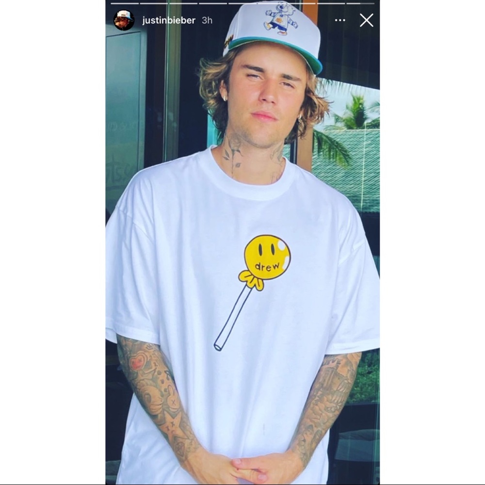 NWT DrewHouse Justin Bieber Tee